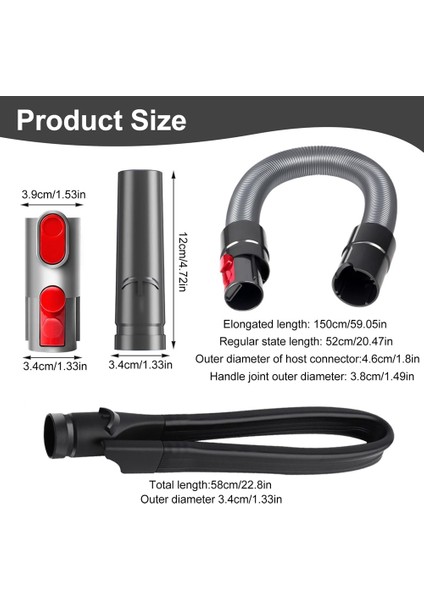 Dyson V7 V8 V10 V11 V15 Elektrikli Süpürge ile Uyumlu Aksesuarlar (Yurt Dışından) modelleri