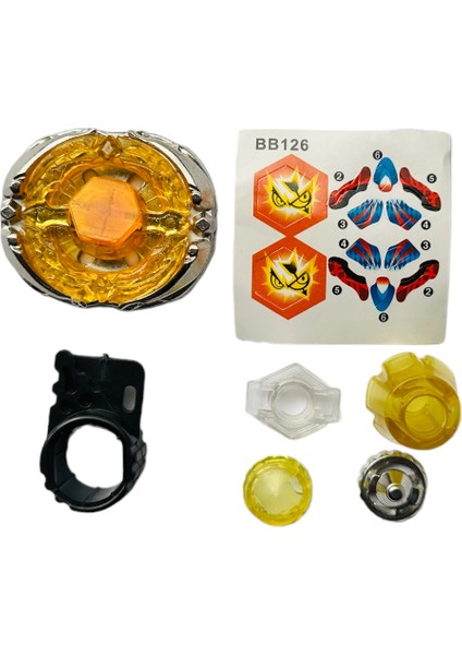 BB126  Beyblade Metal Fusıon Flash Sagittario 158-4M(1584M)