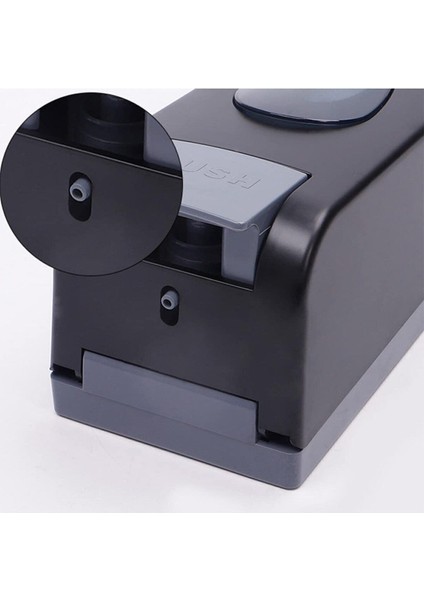 Main Shop Duvara Monte Sabunluk Banyo Duş Şampuanı Jel Deterjan Dağıtıcı Manuel Sıvı Sabunluk Siyah Renk fırsatları