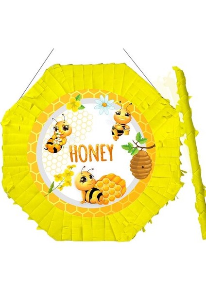 Arı Temalı Pinyata 42 cm + Sopası