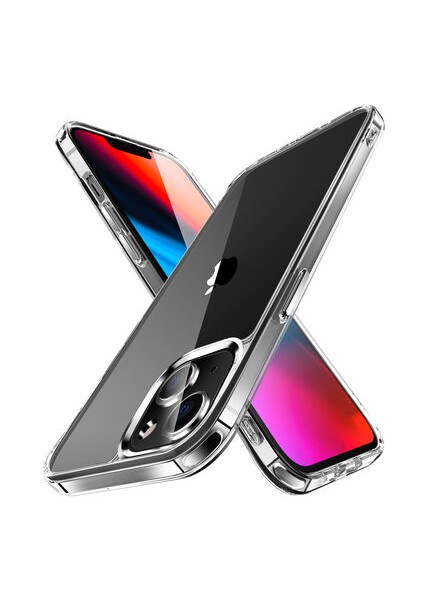 iPhone 13 Kılıf Şeffaf Sert Lejion Premium Kapak