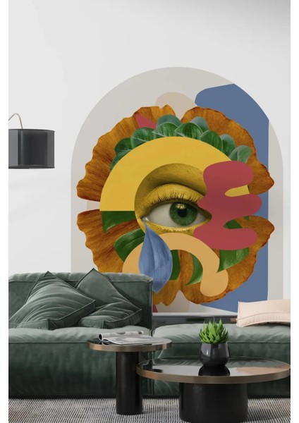Gözyaşı Damlası Boho Kemer Arch Pastel Renk Sanatsal Duvar Sticker fiyatları
