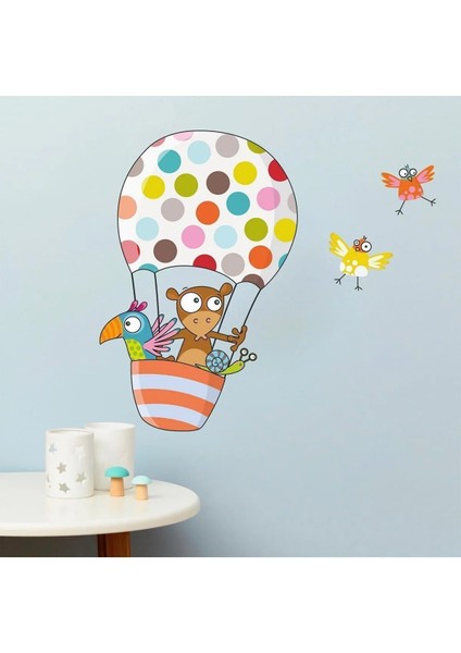 Uçan Balon Çocuk Odası 100 Parça Sticker Seti