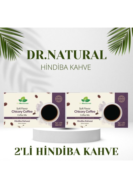 Dr. Natural 2 Adet Hindiba Kahvesi Detox Diyet KAHVE 30x5 Gr