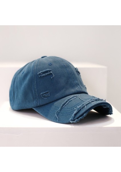 Retro Yırtık Beyzbol Şapkası Yang Çift Şapkası (Yurt Dışından)