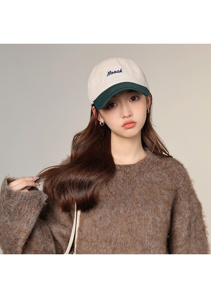 Patch Letter Beyzbol Şapkası Günlük Çok Yönlü Gösteri Yüz Küçük Şapka Erkekler (Yurt Dışından) modelleri