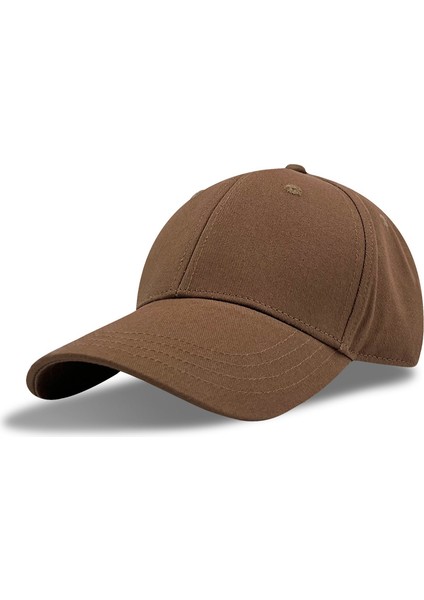 Saf Pamuk Yüksek Kaliteli Beyzbol Şapkası Sert Üst Erkek ve Kadın Düz Renk Güneş Koruma Şapkası (Yurt Dışından)