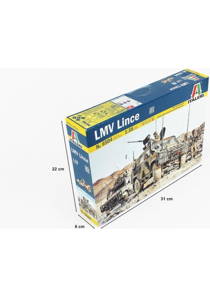 6504S 1/35 Lmv Lince Zırhlı Aracı Demonte Plastik Maketi modelleri