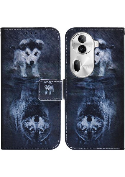 Oppo Oppo 11 Pro 5g Için Flip Case Cüzdan Boyalı Pu Deri Manyetik (Yurt Dışından)