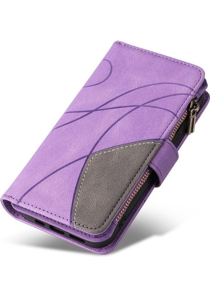 Oppo Oppo 12 Pro 5g Dokuz Kart Yuvaları Iki Renkli Dikiş Kickstand Için Kılıf (Yurt Dışından) fiyatları