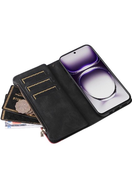 Oppo Oppo 12 5g Dokuz Kart Yuvaları Için Kılıf Kickstand Koruyucu Fermuar Tarzı (Yurt Dışından) fiyatları
