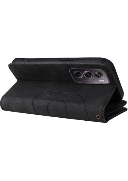 Oppo Oppo 12 Pro 5g Dokuz Kart Yuvaları Iki Renkli Dikiş Kickstand Için Kılıf (Yurt Dışından) fırsatları
