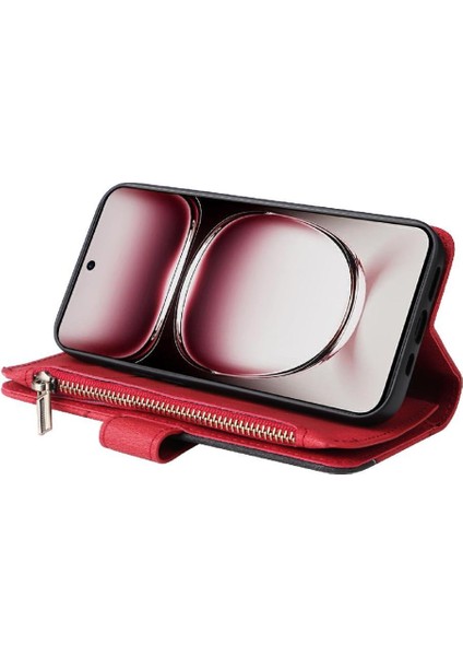 Oppo Oppo 12 Pro 5g Dokuz Kart Yuvaları Iki Renkli Dikiş Kickstand Için Kılıf (Yurt Dışından) fırsatları