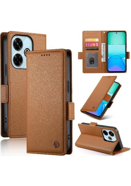 Xiaomi Redmi 13 Kartvizit Yuvaları Için Flip Case Günlük Kullanım Flip Cüzdan (Yurt Dışından)