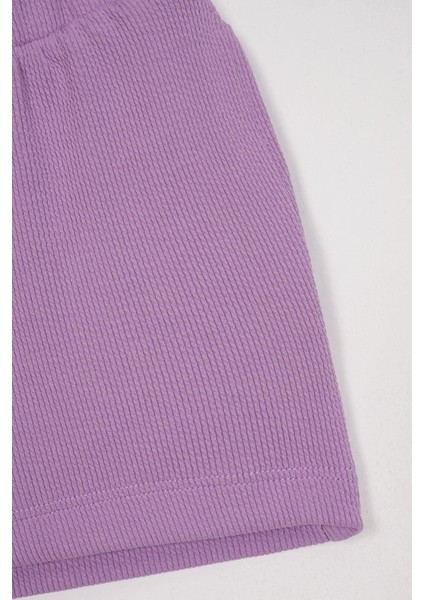 Fittilli Cepli Lila Renk Kız Çocuk Şort modelleri