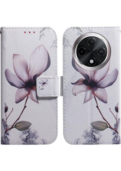Oppo A3 Pro 5g Cüzdan Manyetik Kapatma Pu Deri Kart Için Flip Case (Yurt Dışından)