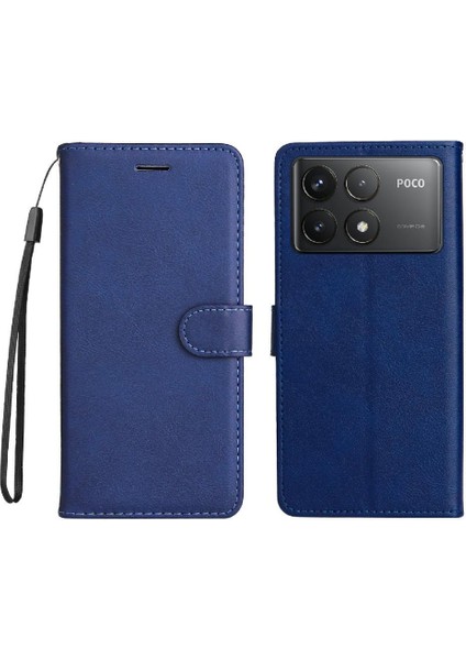 Xiaomi Poco F6 Pro Için Flip Case Kart Yuvası ile Yüksek Kaliteli Deri Katı (Yurt Dışından)
