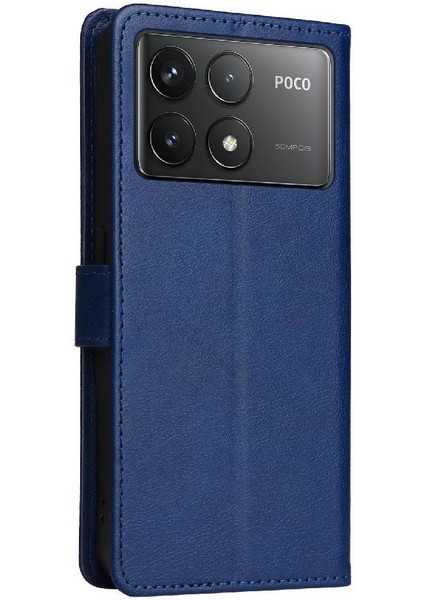 Xiaomi Poco F6 Pro Için Flip Case Kart Yuvası ile Yüksek Kaliteli Deri Katı (Yurt Dışından)