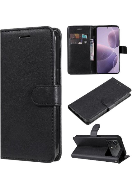 Xiaomi Redmi K70 Için Flip Case Yüksek Kalite Deri Iş Cüzdan Telefon (Yurt Dışından)