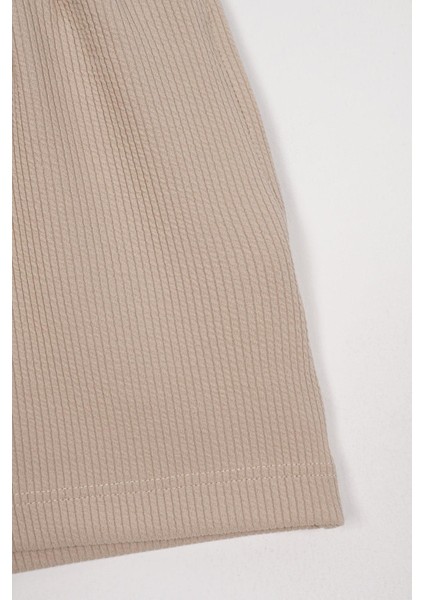 Fittilli Cepli Bej Renk Kız Çocuk Şort modelleri