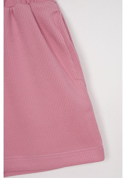 Fittilli Cepli Pembe Renk Kız Çocuk Şort modelleri