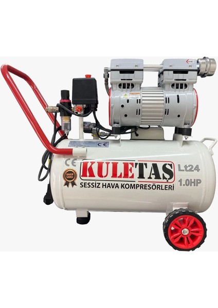 2 Yıl Süper Sessiz Yağsız Hava Kompresörü 24 Litre 1-1,5 24 L 1 Watt 100-150