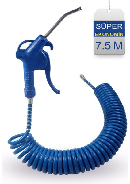 2 Yıl 5x8 Kompresör 7.5 M Spiral Hava Hortumu ve Hava Tabancası