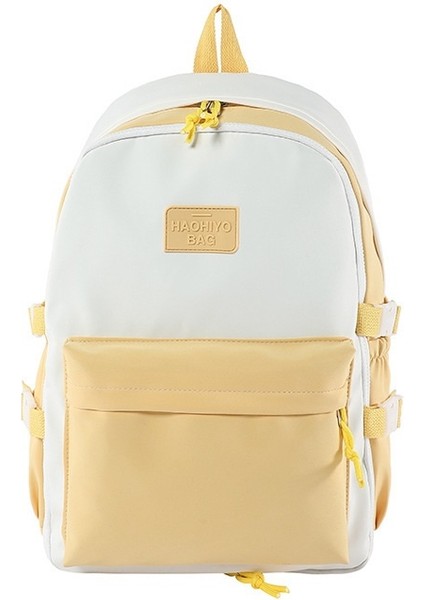 Çıkarılabilir Ön Parça Çift Çantası Kız Öğrenci Sırt Çantası Çok Amaçlı Okul Çantası (Yurt Dışından)