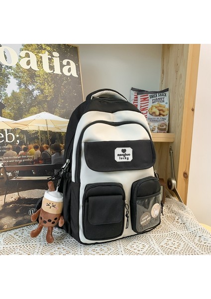 Ilkokul ve Ortaokul Öğrencileri Için Sevimli Kampüs Büyük Kapasiteli Sağlam ve Dayanıklı Geniş Omuz Askılı Sırt Çantası (Yurt Dışından)