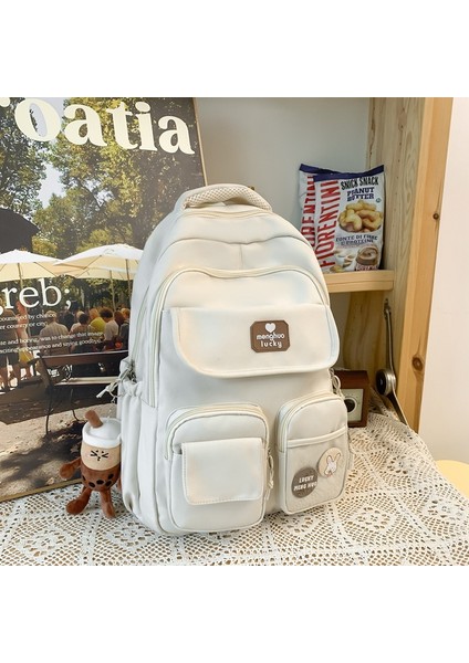 Ilkokul ve Ortaokul Öğrencileri Için Sevimli Kampüs Büyük Kapasiteli Sağlam ve Dayanıklı Geniş Omuz Askılı Sırt Çantası (Yurt Dışından)