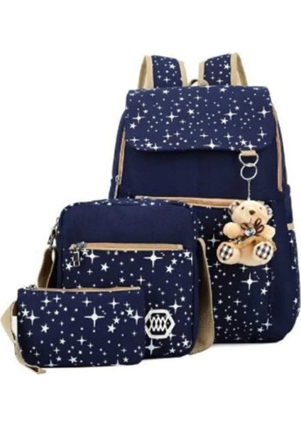 Kore Tarzı Kolej Tarzı Sırt Çantası Ayı Sırt Çantası (Yurt Dışından)