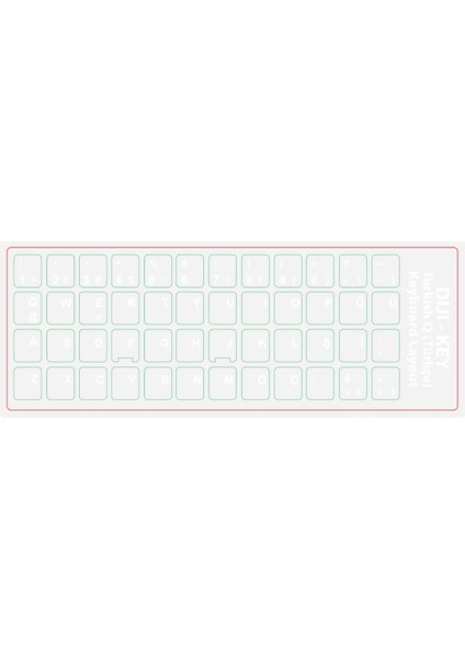 Türkçe 5 Farklı Renk Te Klavye Stiker Çok Az Az Öde !!!   Turkısh 5 Color Keyboard Layout Sticker Buy More Pay Less !!!