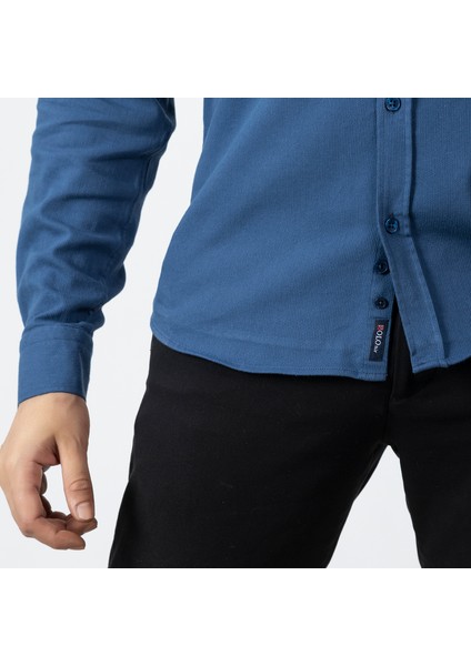 Erkek Gömlek Slimfit Likralı Kumaş Uzun Kol PA-180 fırsatları