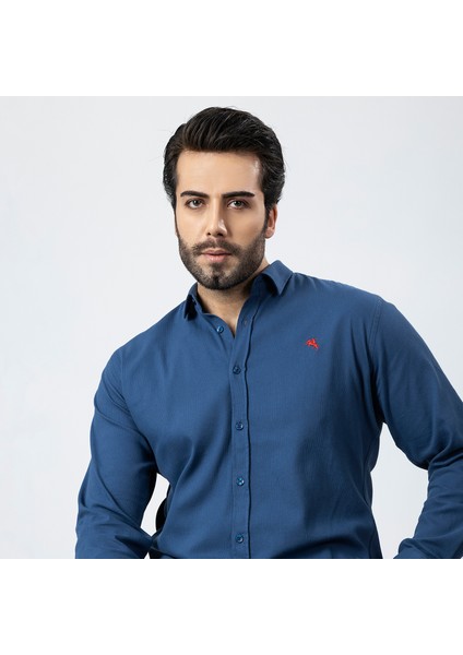 Erkek Gömlek Slimfit Likralı Kumaş Uzun Kol PA-180 indirimleri