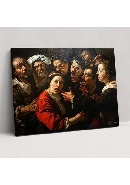 Caravaggio Tarzı Kanvas Tablo - Caravaggio, Kanvas Tablo, Kanvas Tablo, Kanvas Tablo, 90X60