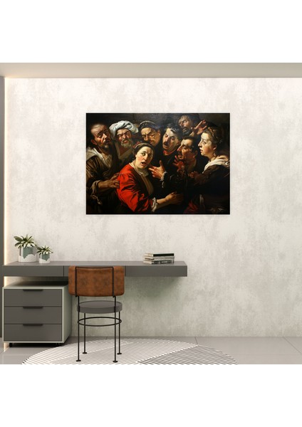 Caravaggio Tarzı Kanvas Tablo - Caravaggio, Kanvas Tablo, Kanvas Tablo, Kanvas Tablo, 90X60