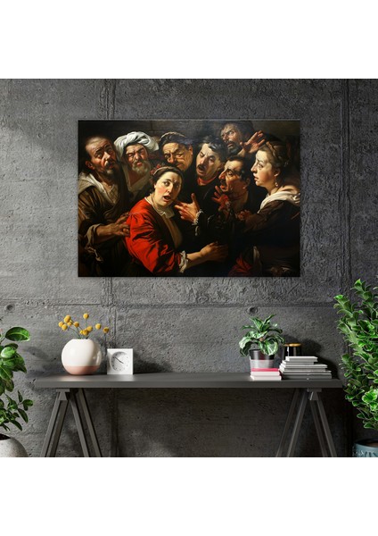 Caravaggio Tarzı Kanvas Tablo - Caravaggio, Kanvas Tablo, Kanvas Tablo, Kanvas Tablo, 90X60