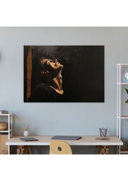 Caravaggio Tarzı Duvar Tablosu - Caravaggio, Kanvas Tablo, Ev Dekorasyonu, Duvar Dekorasyonu, 50X30