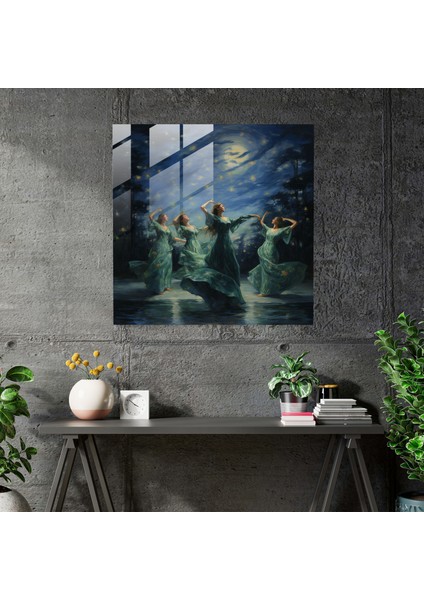 Amazon Kadınları Empresyonist Cam Baskı - Amazon Kadınları, Ev Dekorasyonu, Dans, Resim, 40X40 fiyatları