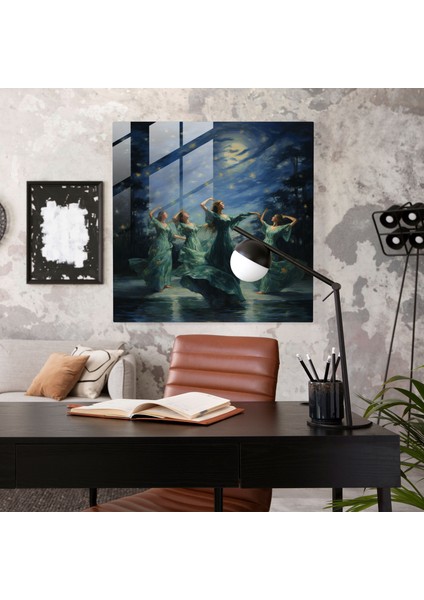 Amazon Kadınları Empresyonist Cam Baskı - Amazon Kadınları, Ev Dekorasyonu, Dans, Resim, 40X40 modelleri