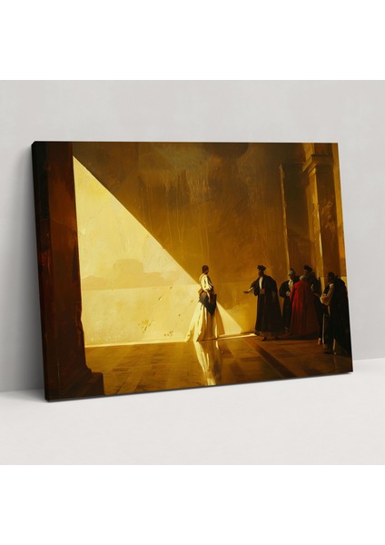 Caravaggio Tarzı Kanvas Tablo - Caravaggio, Gölgeler, Duvar Sanatı, Kanvas Tablo, 50X30