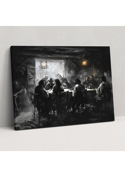 Caravaggio Tarzı Kanvas Tablo - Caravaggio, Duvar Sanatı, Ev Dekorasyonu, Kanvas Tablo, 70X50