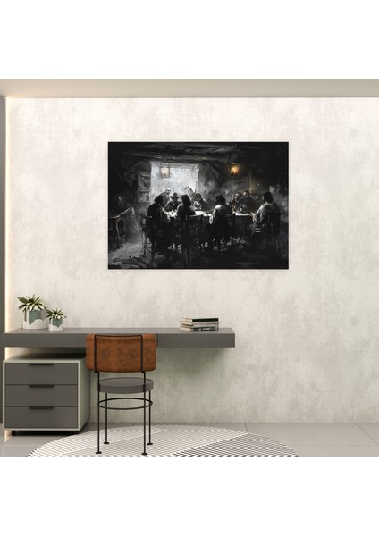 Caravaggio Tarzı Kanvas Tablo - Caravaggio, Duvar Sanatı, Ev Dekorasyonu, Kanvas Tablo, 70X50 fiyatları