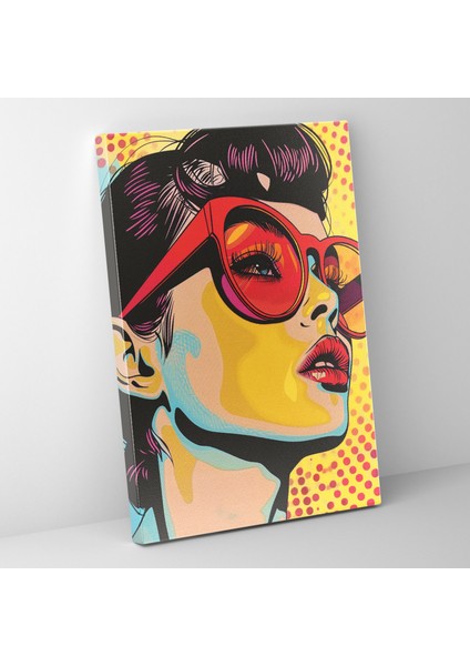 Pop Art Çizgi Roman Duvar Sanatı - Retro Andy Warhol Tarzı Kanvas Tablo - Andy Warhol, Kanvas Tablo, Andy Warhol, Pop Art Estetiği, 30X50