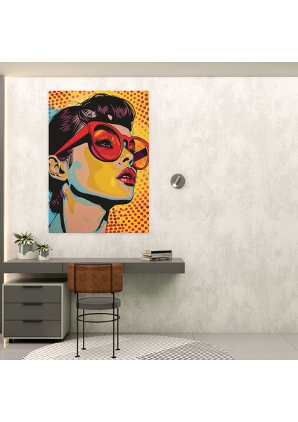 Pop Art Çizgi Roman Duvar Sanatı - Retro Andy Warhol Tarzı Kanvas Tablo - Andy Warhol, Kanvas Tablo, Andy Warhol, Pop Art Estetiği, 30X50 modelleri