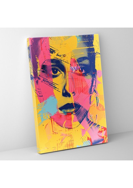 Tipografi Andy Warhol Duvar Sanatı - Andy Warhol, Kanvas, Grafik Tasarım, Duvar Sanatı, 30X50