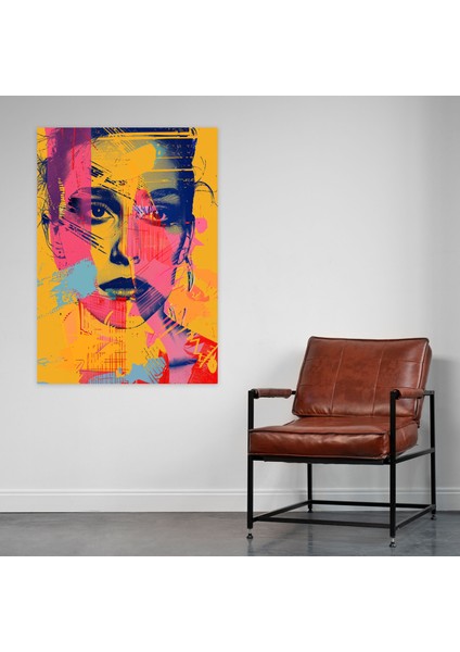 Tipografi Andy Warhol Duvar Sanatı - Andy Warhol, Kanvas, Grafik Tasarım, Duvar Sanatı, 30X50