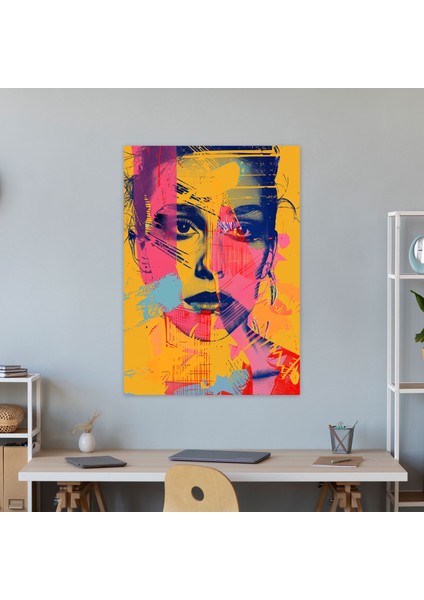 Tipografi Andy Warhol Duvar Sanatı - Andy Warhol, Kanvas, Grafik Tasarım, Duvar Sanatı, 30X50