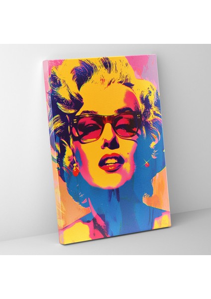Andy Warhol Kanvas Tablo - Cesur Ünlü Portresi - Andy Warhol, Ev Dekorasyonu, Kanvas Tablo, Andy Warhol, 30X50