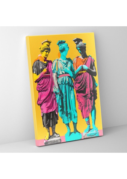 Klasik Füzyon Kanvas Tablo - Klasisizm ve Popart, Kanvas Tablo, Ev Dekorasyonu, Duvar Sanatı, 30X50